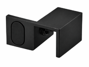 Left Hand Shower Door Stop - Matt Black